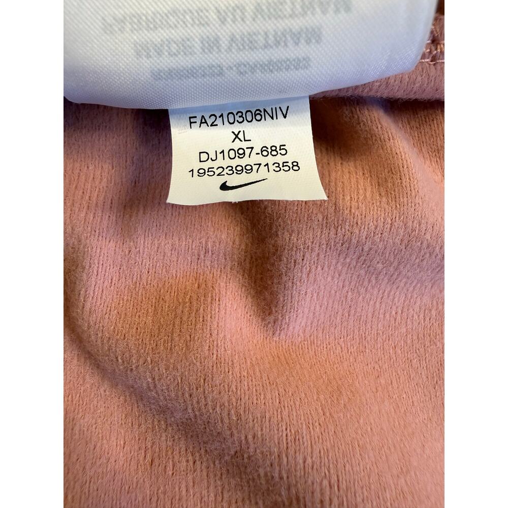 Nike Sportswear Essential Track Jacket Womens XL Pink Striped Collar DJ1097-685 - Picture 7 of 7